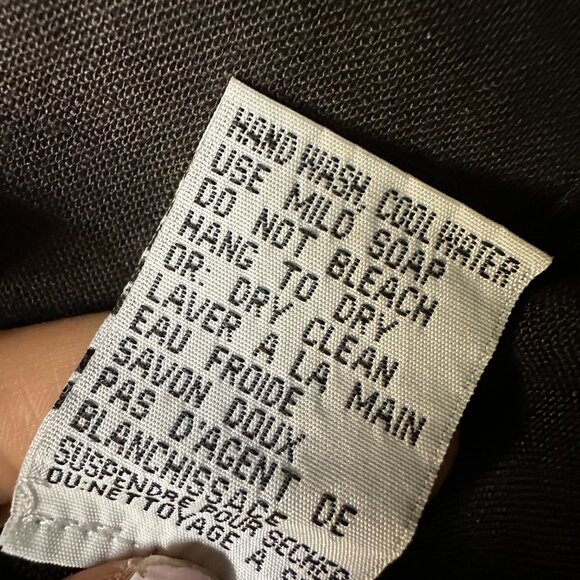 Black Laura Plus (18) Linen Blouse - Picture 6 of 6